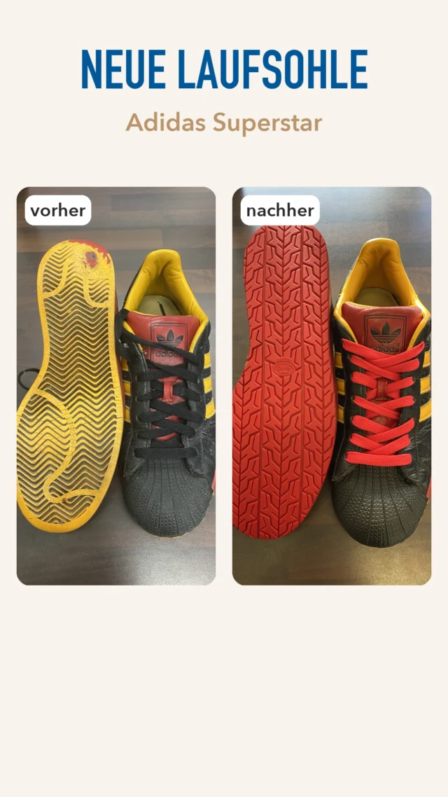 Adidas Superstar – neue Laufsohle 👟